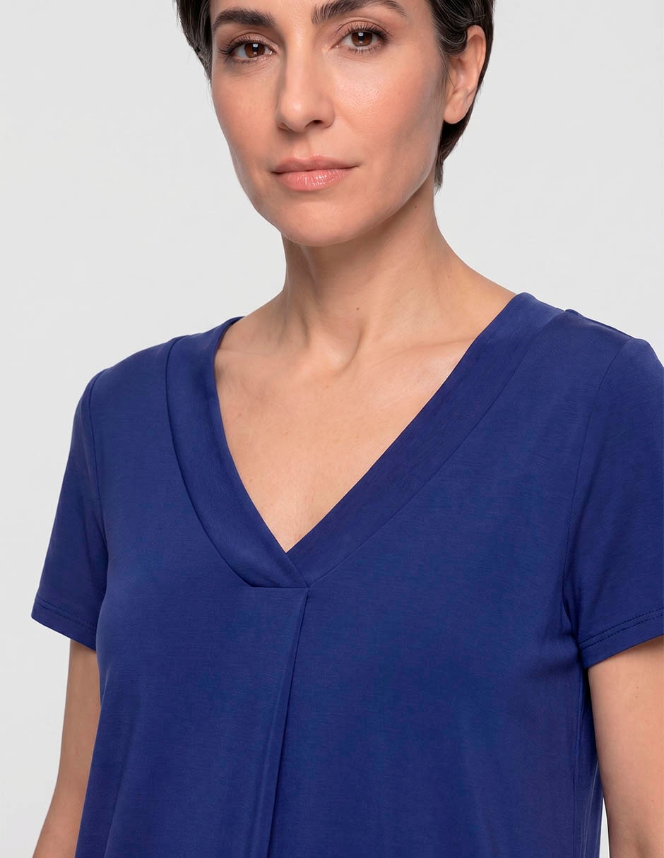 Blusa manga corta para mujer 3