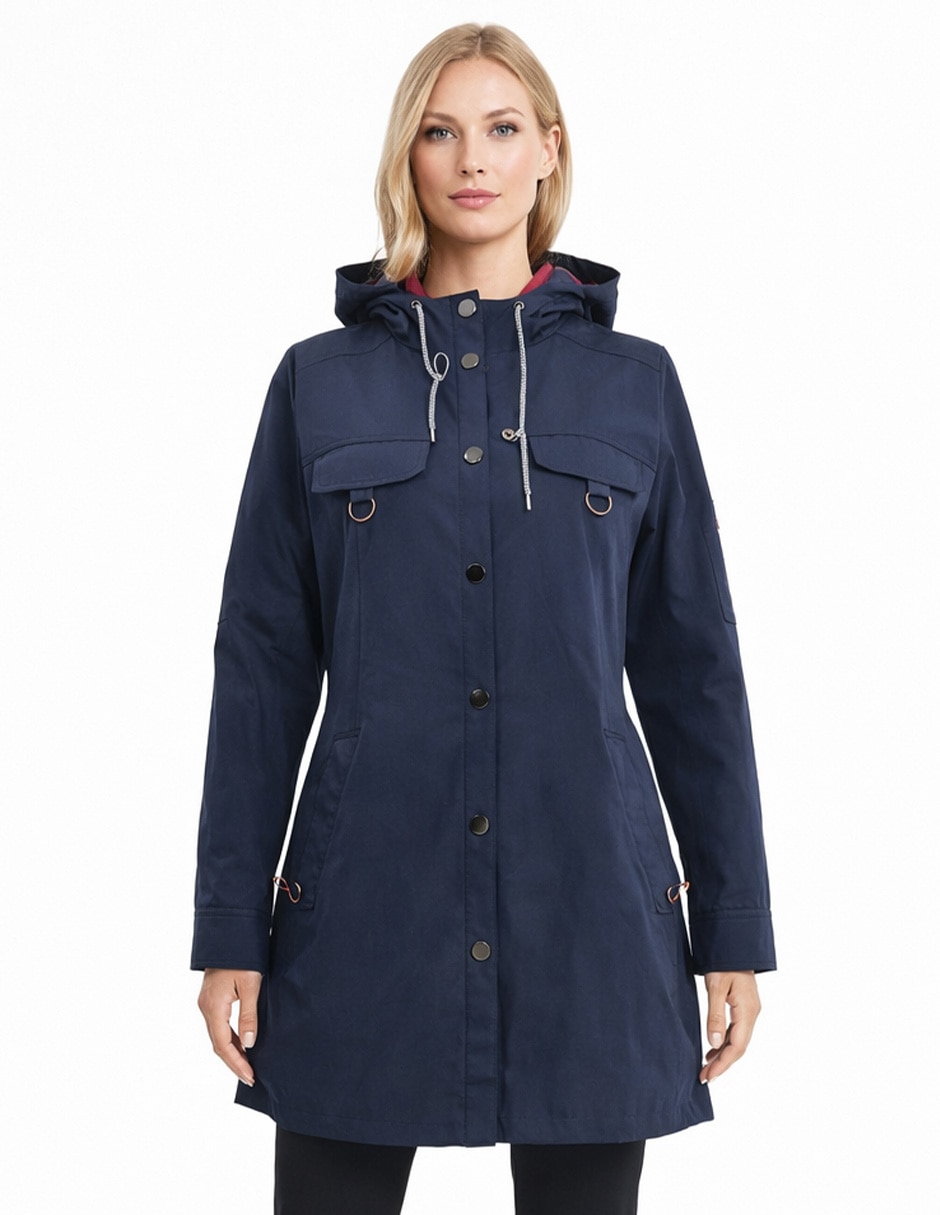 Gabardina 28000406 cadera liso