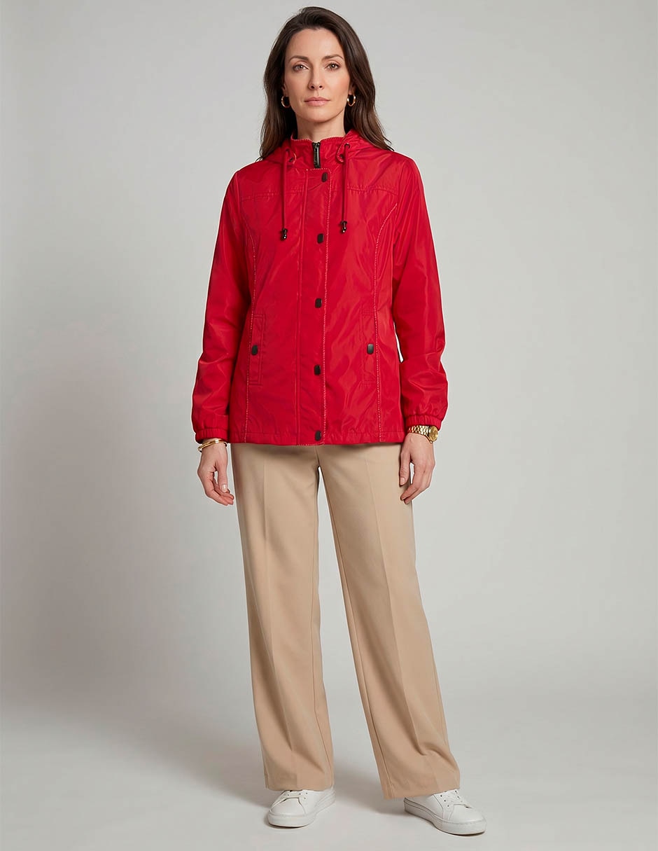Gabardina No Con Capucha Davinchy Para Mujer