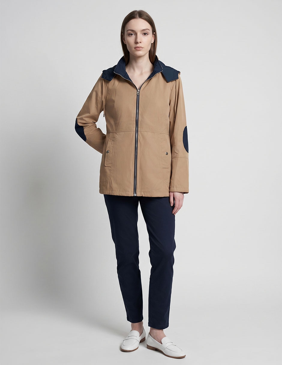 Gabardina No Reversible Davinchy Para Mujer