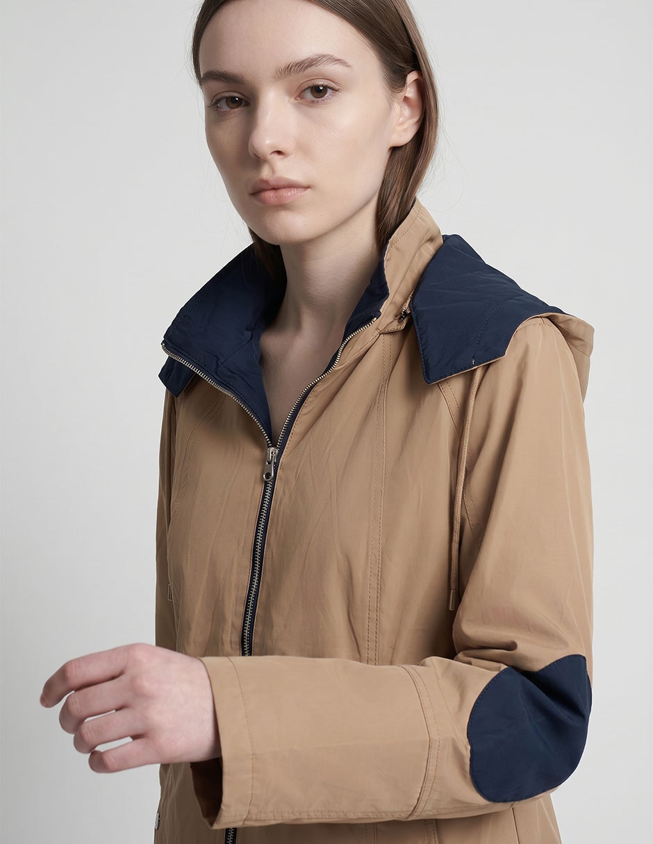 Gabardina No Reversible Davinchy Para Mujer