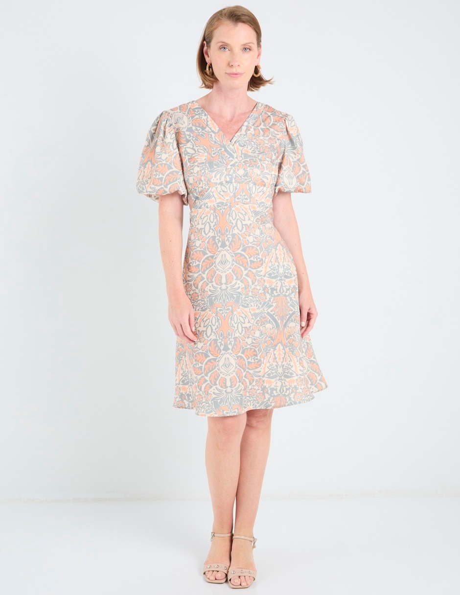 Vestido 3/4 casual delirium para mujer