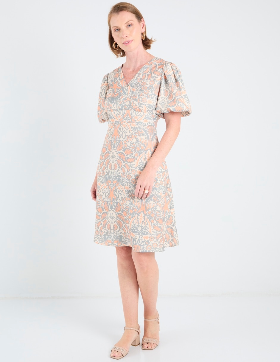 Vestido 3/4 casual delirium para mujer