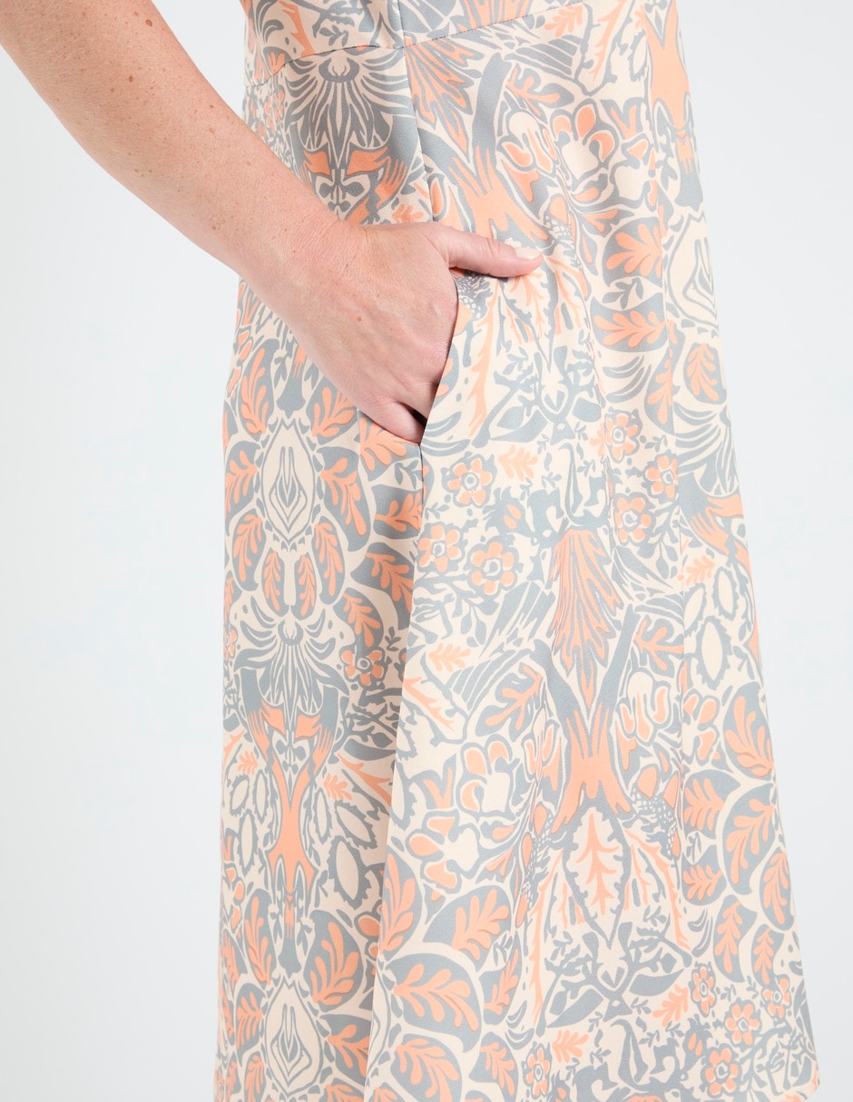Vestido 3/4 casual delirium para mujer