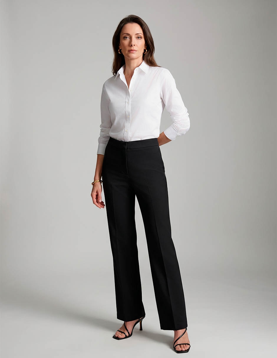 Pantalón Regular Regular Para Mujer