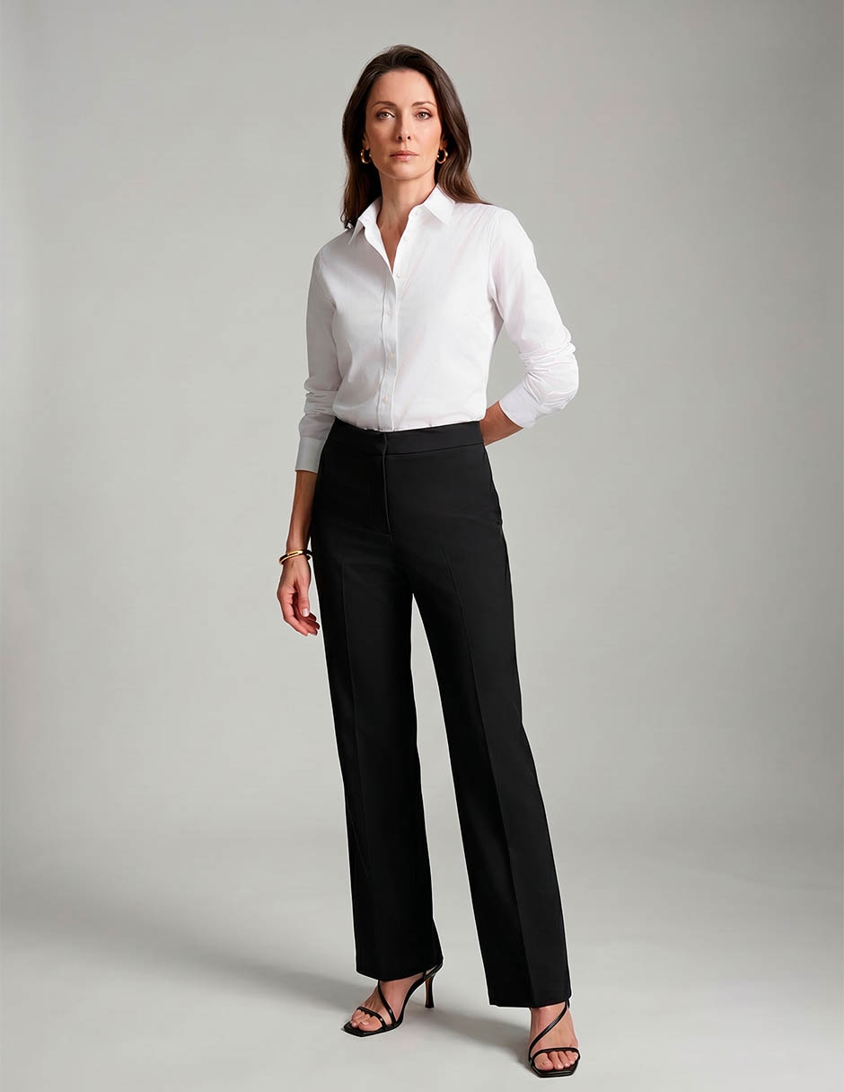 Pantalón Regular Regular Para Mujer 3