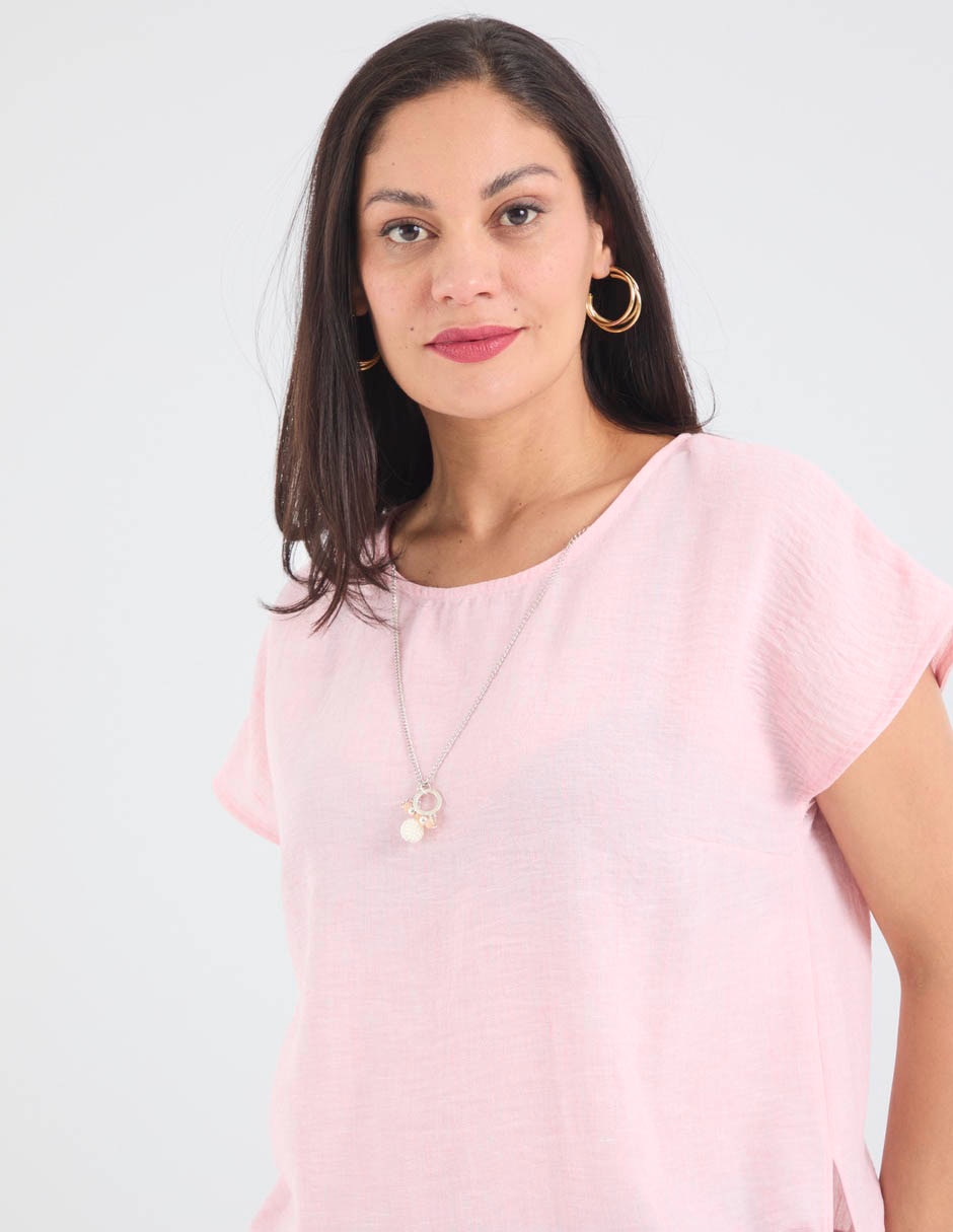Blusa Delirium manga corta para mujer