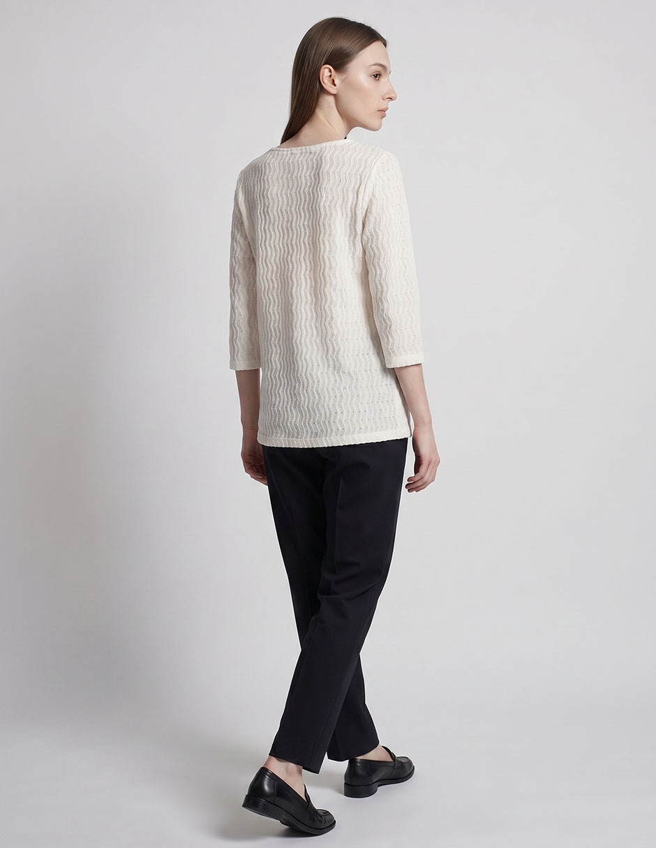 Blusa delirium manga 3/4 para mujer 2