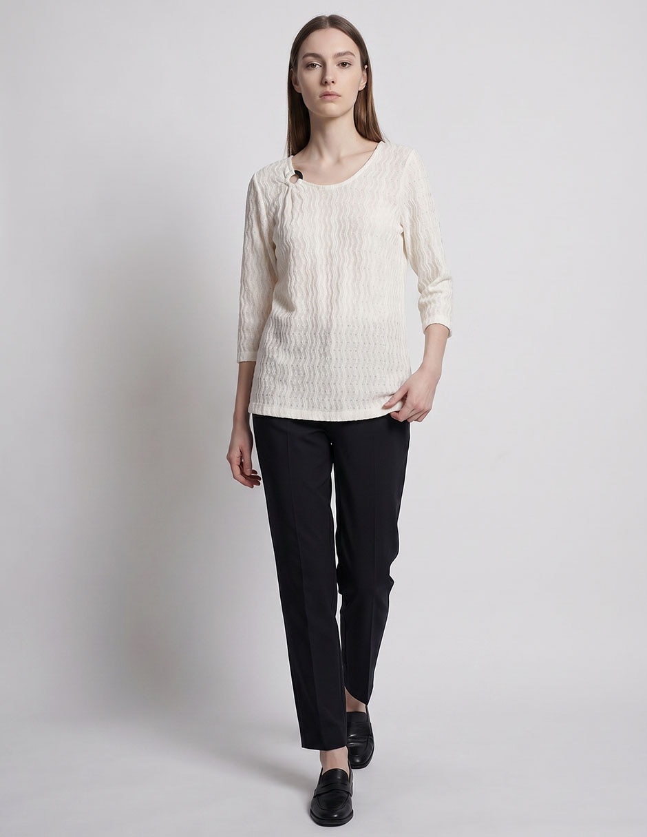 Blusa delirium manga 3/4 para mujer 3