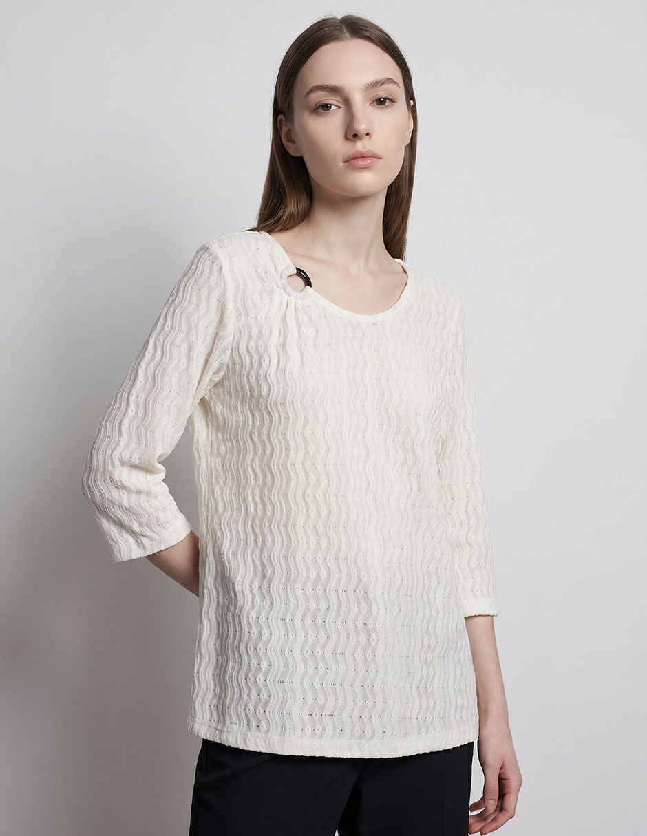 Blusa delirium manga 3/4 para mujer 4