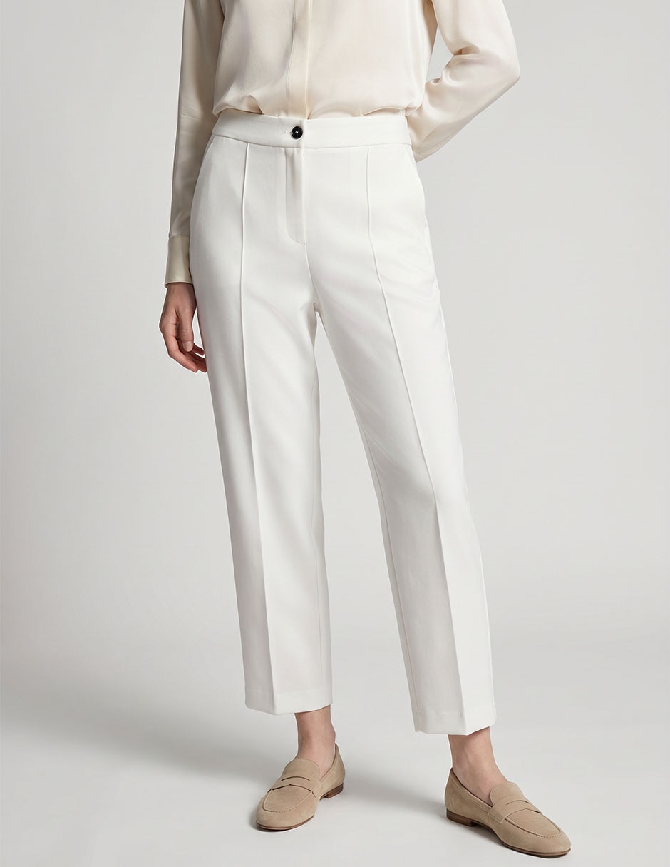 Pantalón de vestir recto para mujer