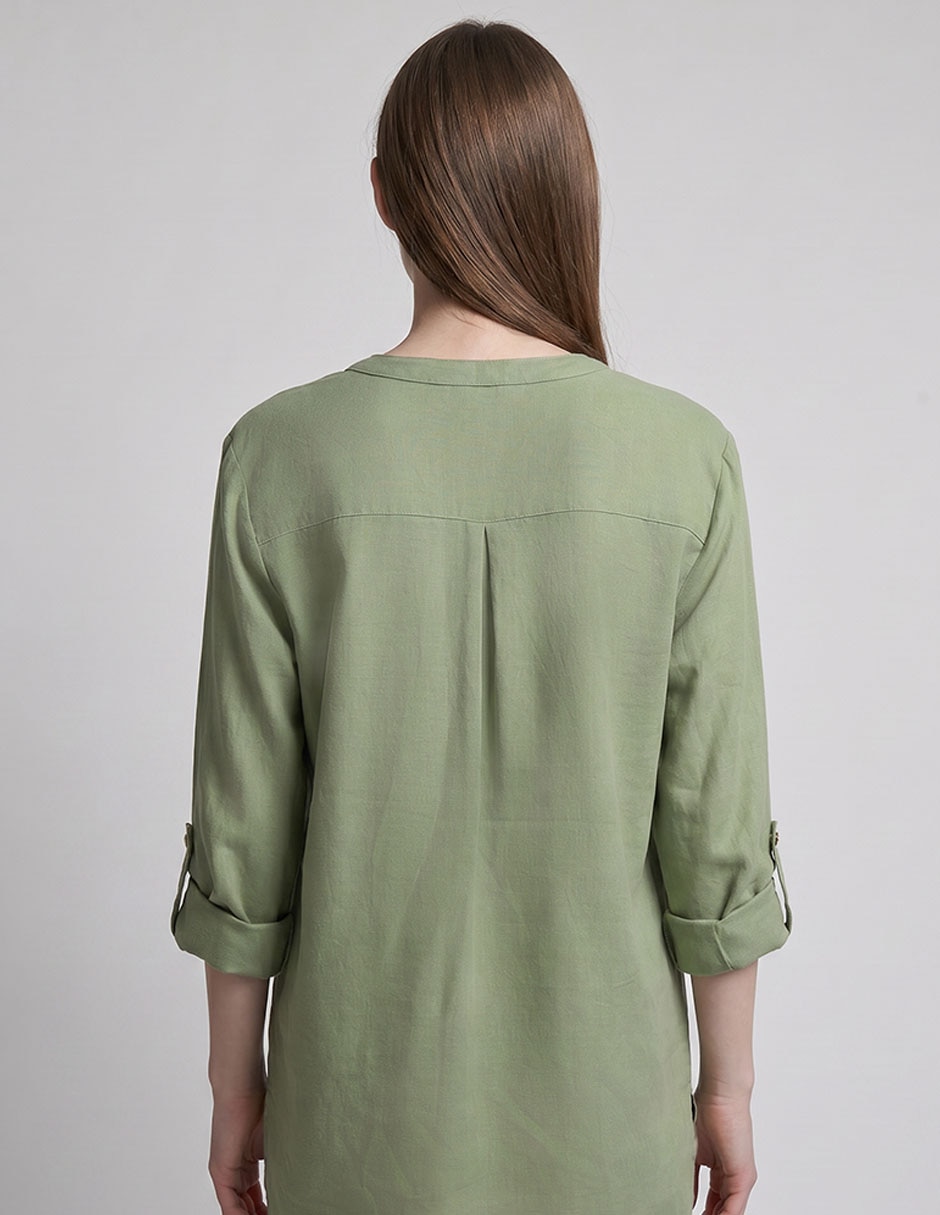 Blusa delirium manga 3/4 para mujer 2
