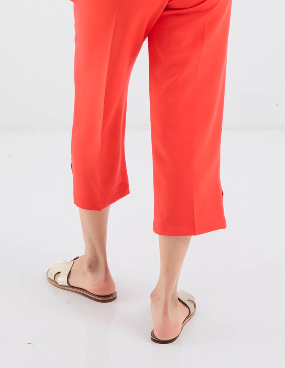 Pantalón capri delirium straight para mujer