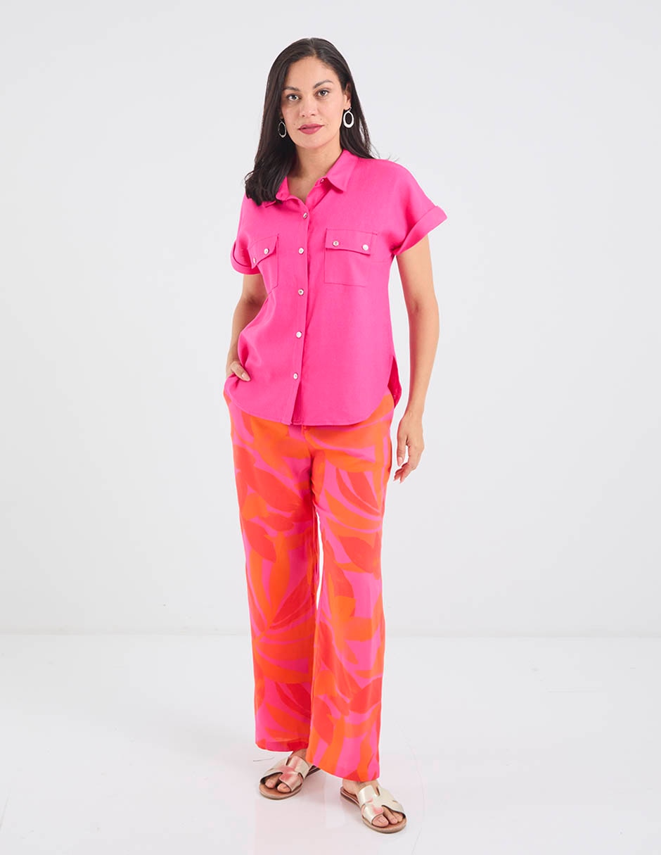 Blusa manga corta para mujer 4