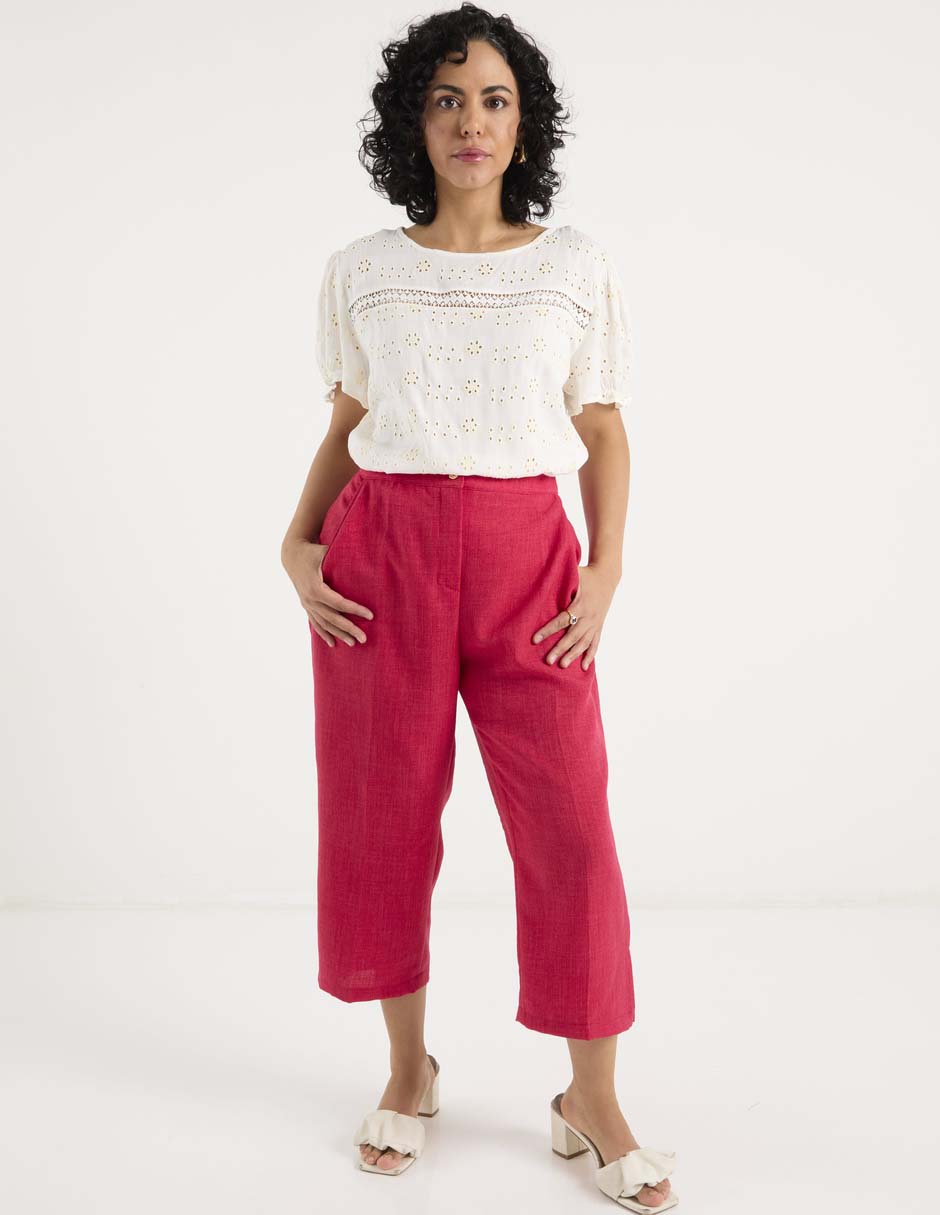 Blusa manga corta para mujer 3