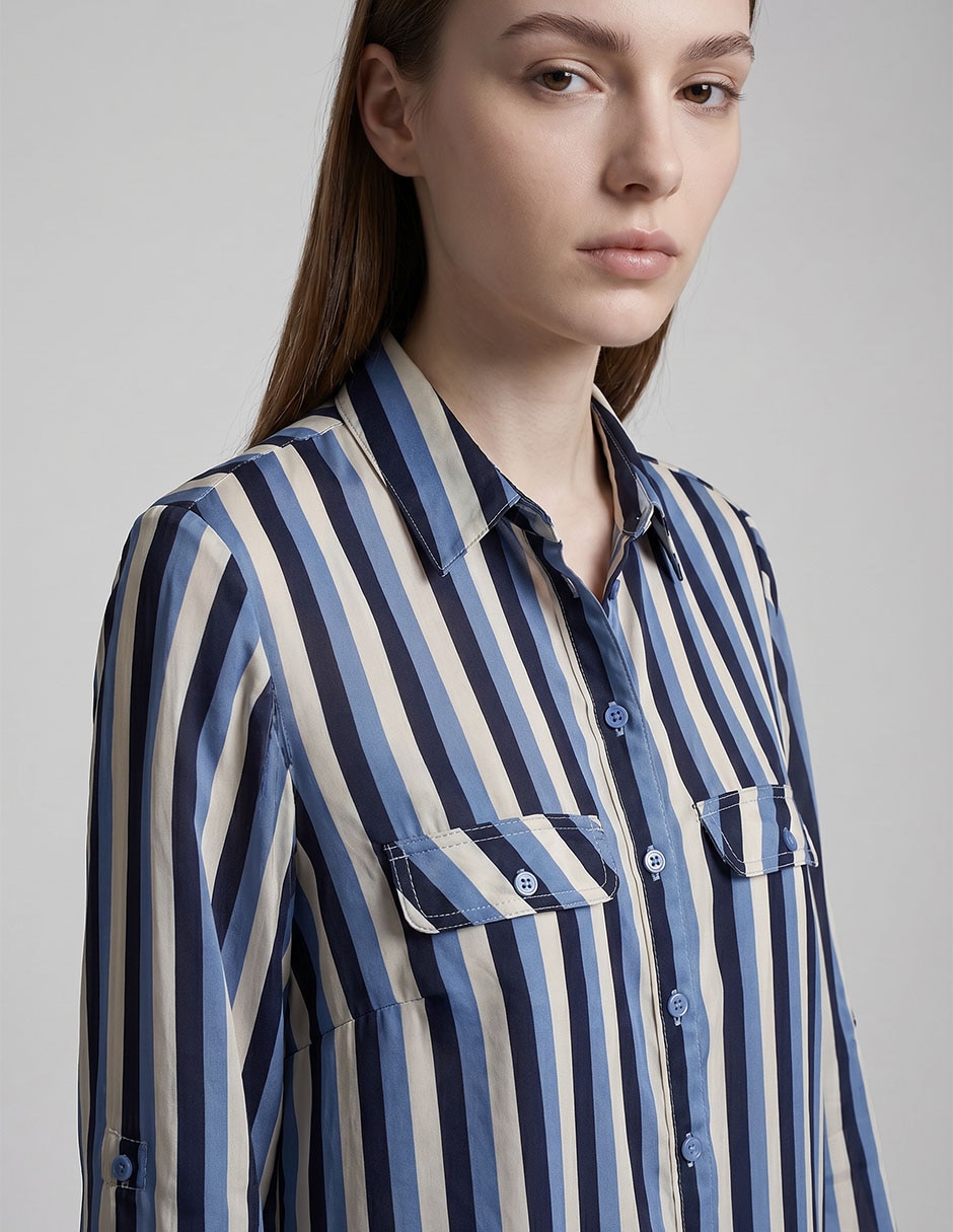 Blusa Delirium manga larga para mujer