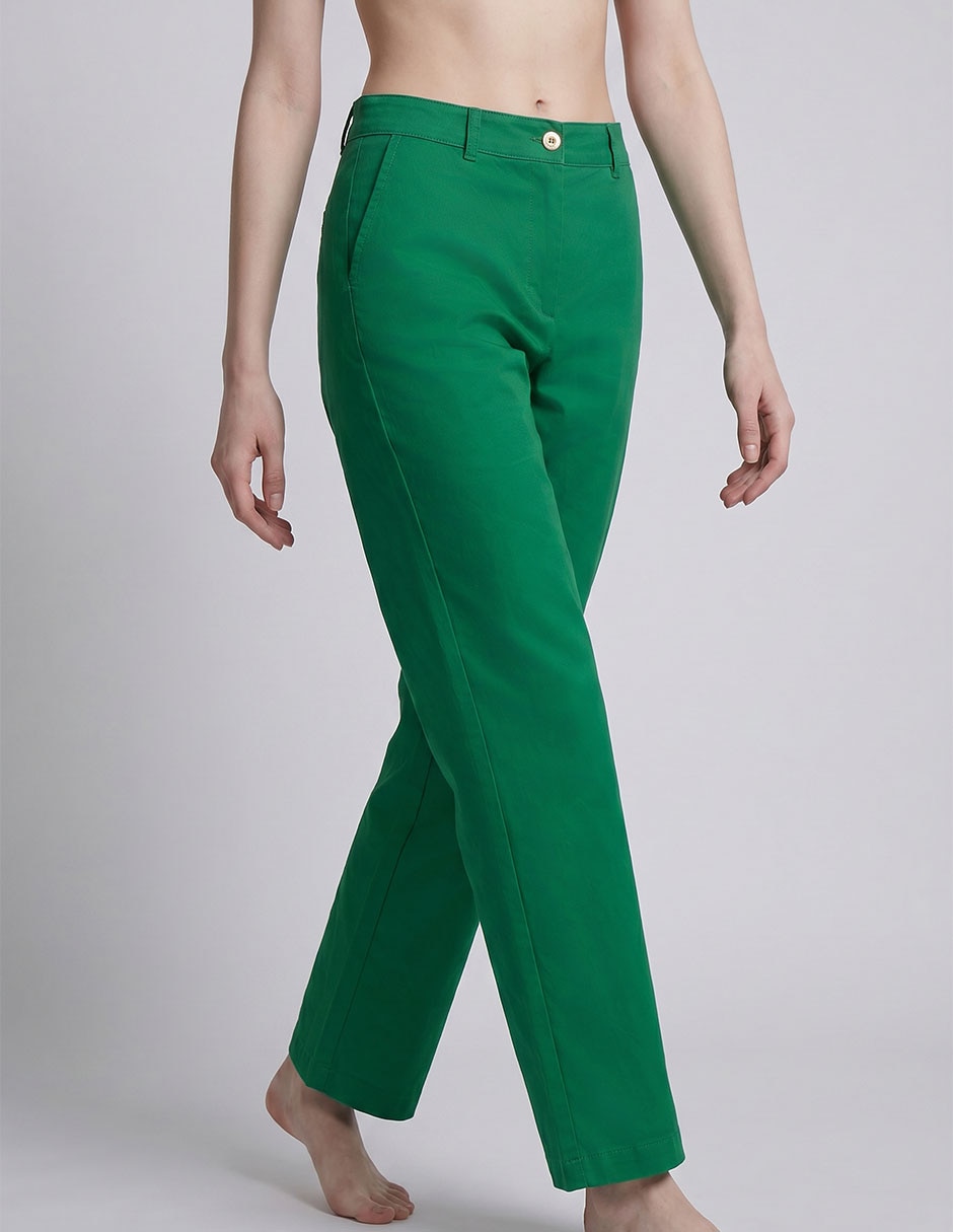 Pantalón Capri Regular Para Mujer