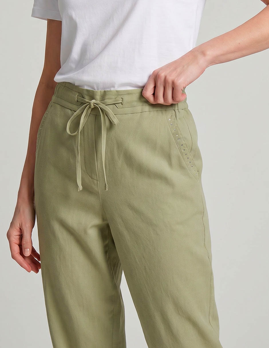 Pantalón capri regular para mujer 4