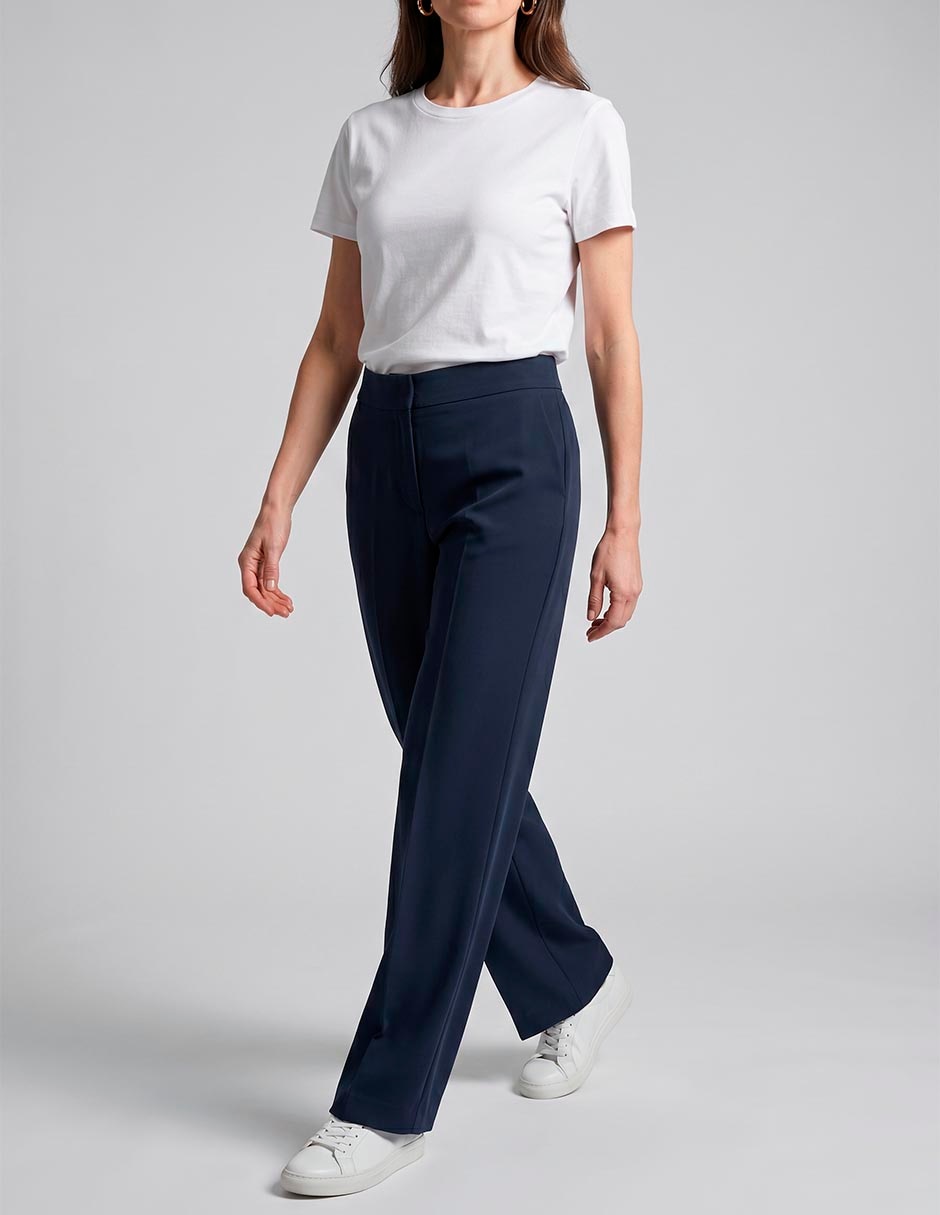 Pantalón Regular Regular Para Mujer