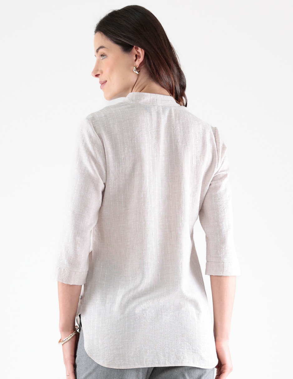 Blusa manga 3/4 para mujer 2