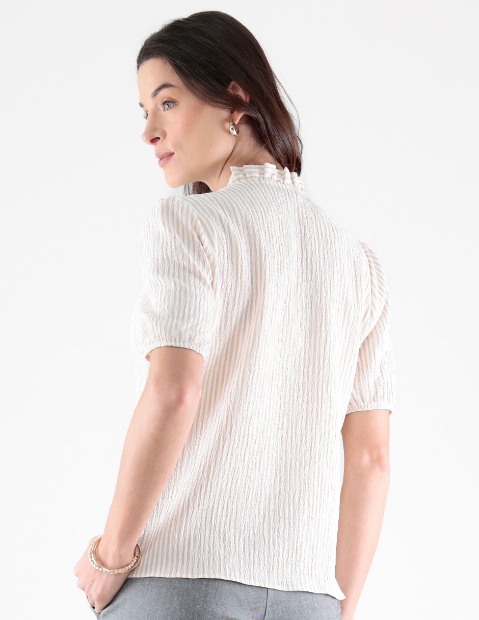Blusa trinity manga al codo para mujer