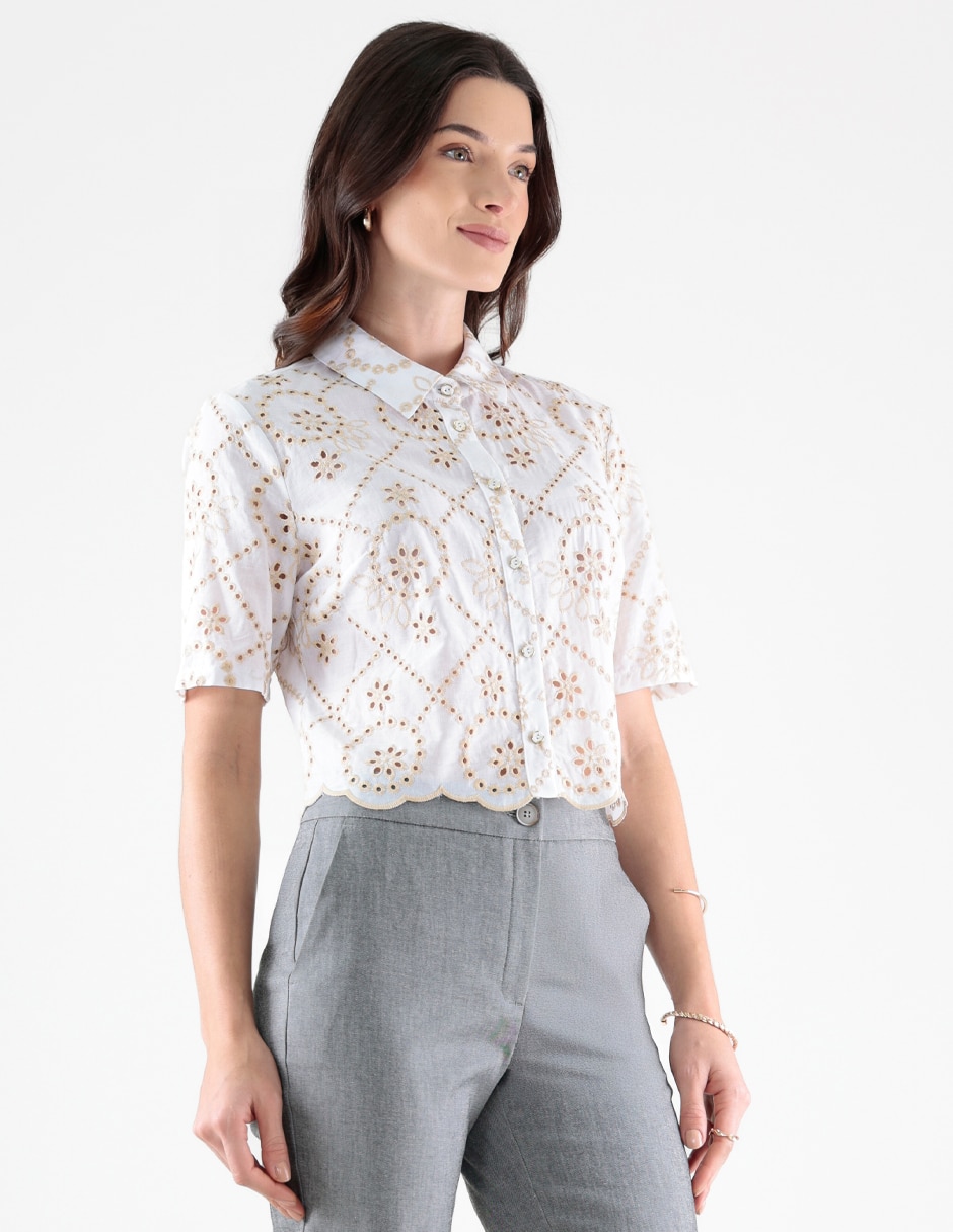Blusa manga corta para mujer Blusa manga corta para mujer