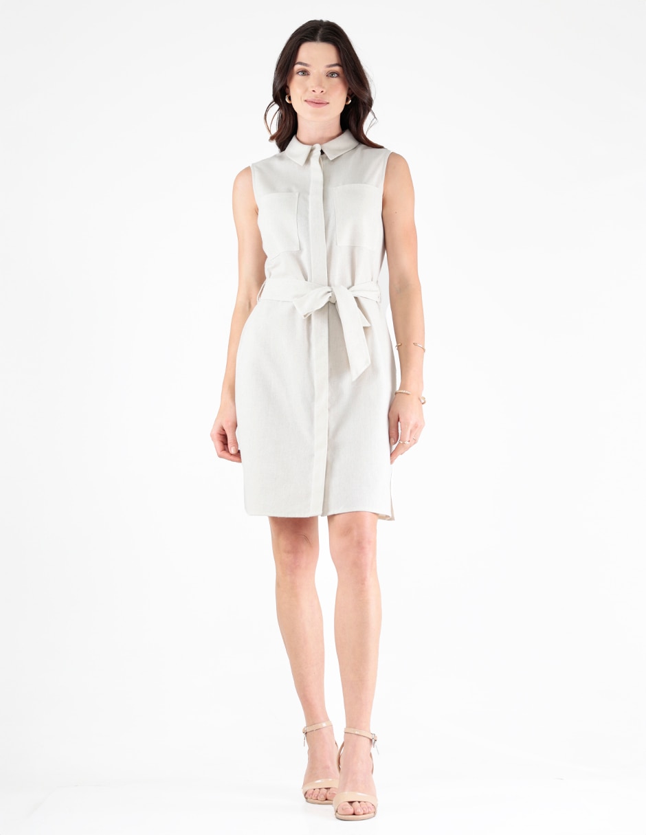 Vestido a la rodilla casual para mujer 2