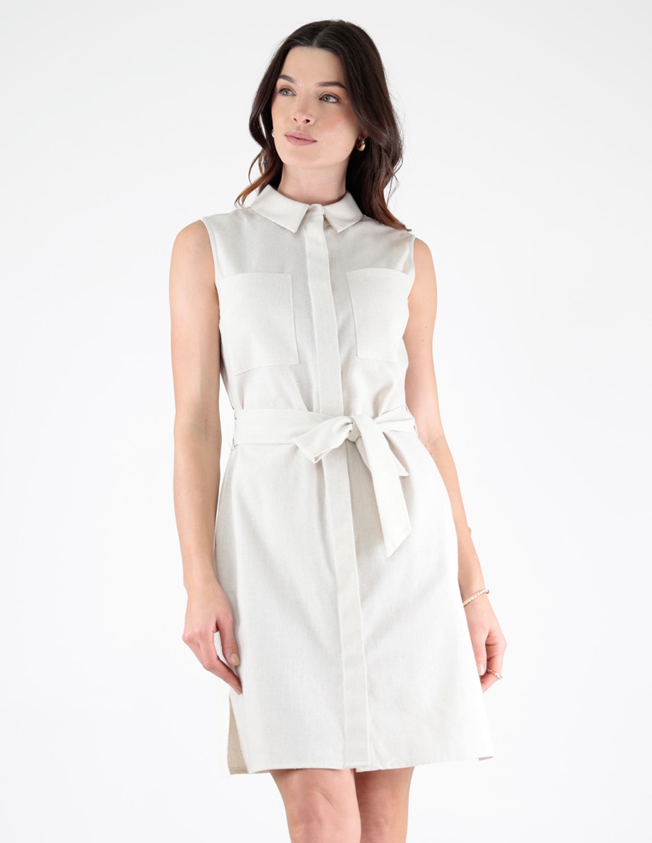 Vestido a la rodilla casual para mujer