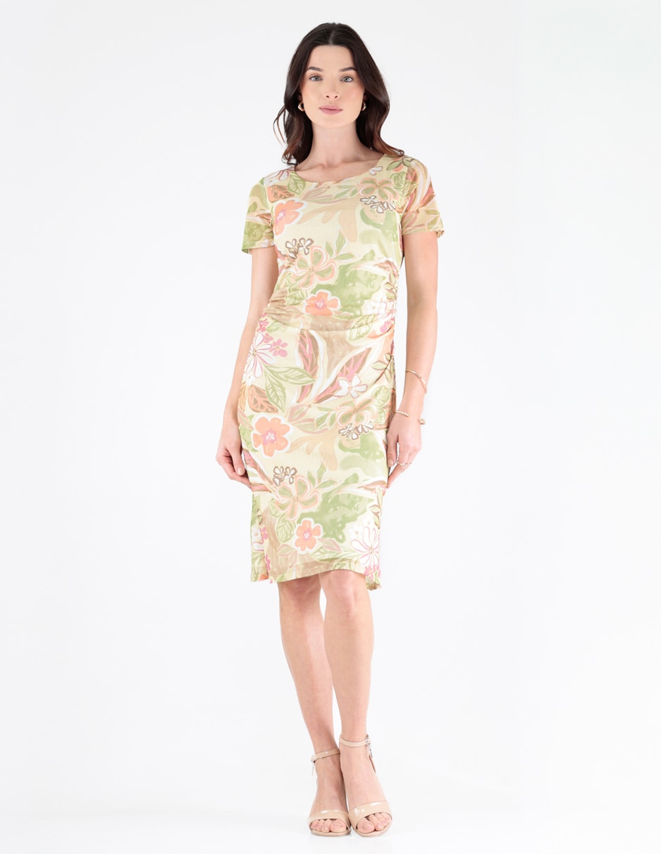 Vestido a la rodilla casual para mujer