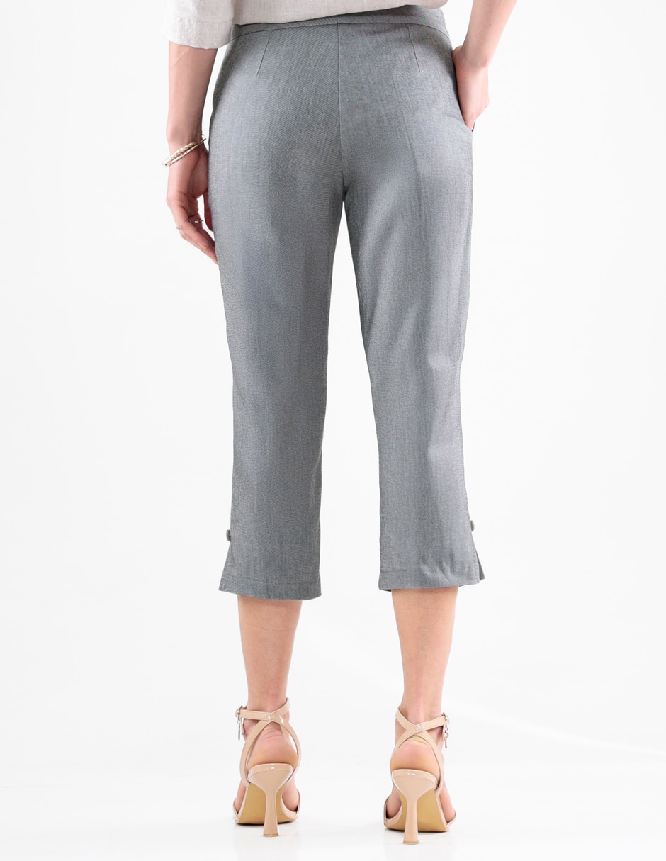 Pantalón capri regular para mujer 2