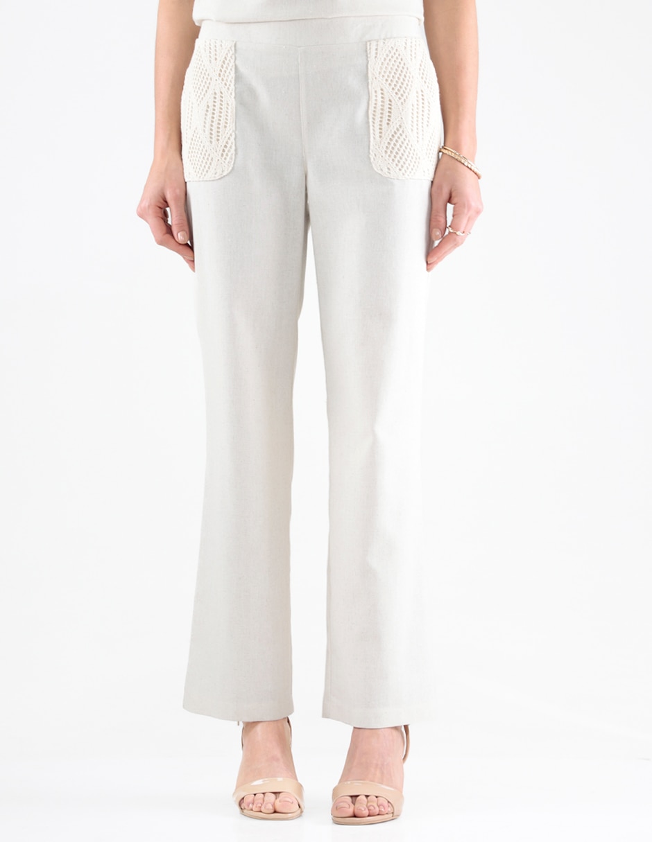 Pantalón regular para mujer