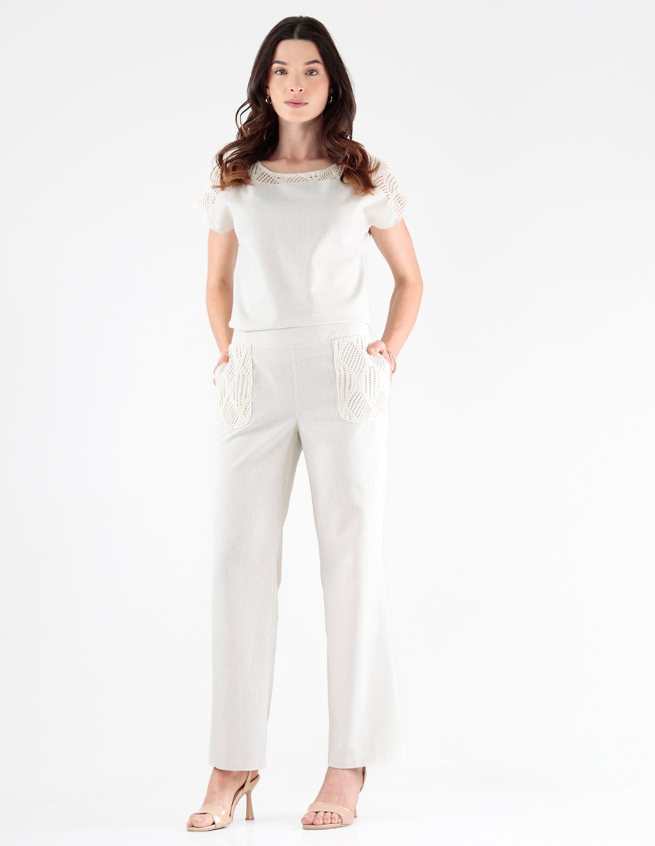 Pantalón regular para mujer 3