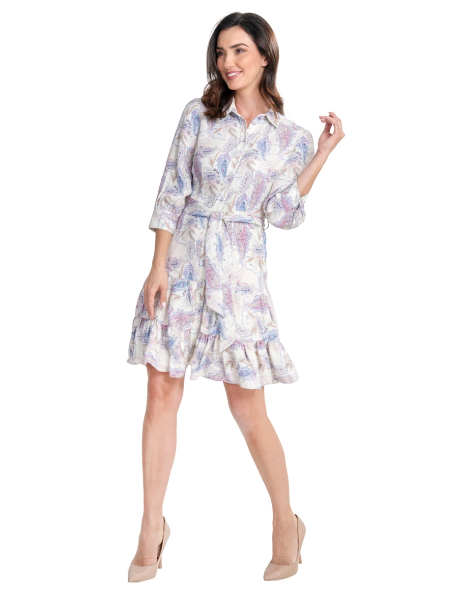 Vestido a la rodilla casual para mujer