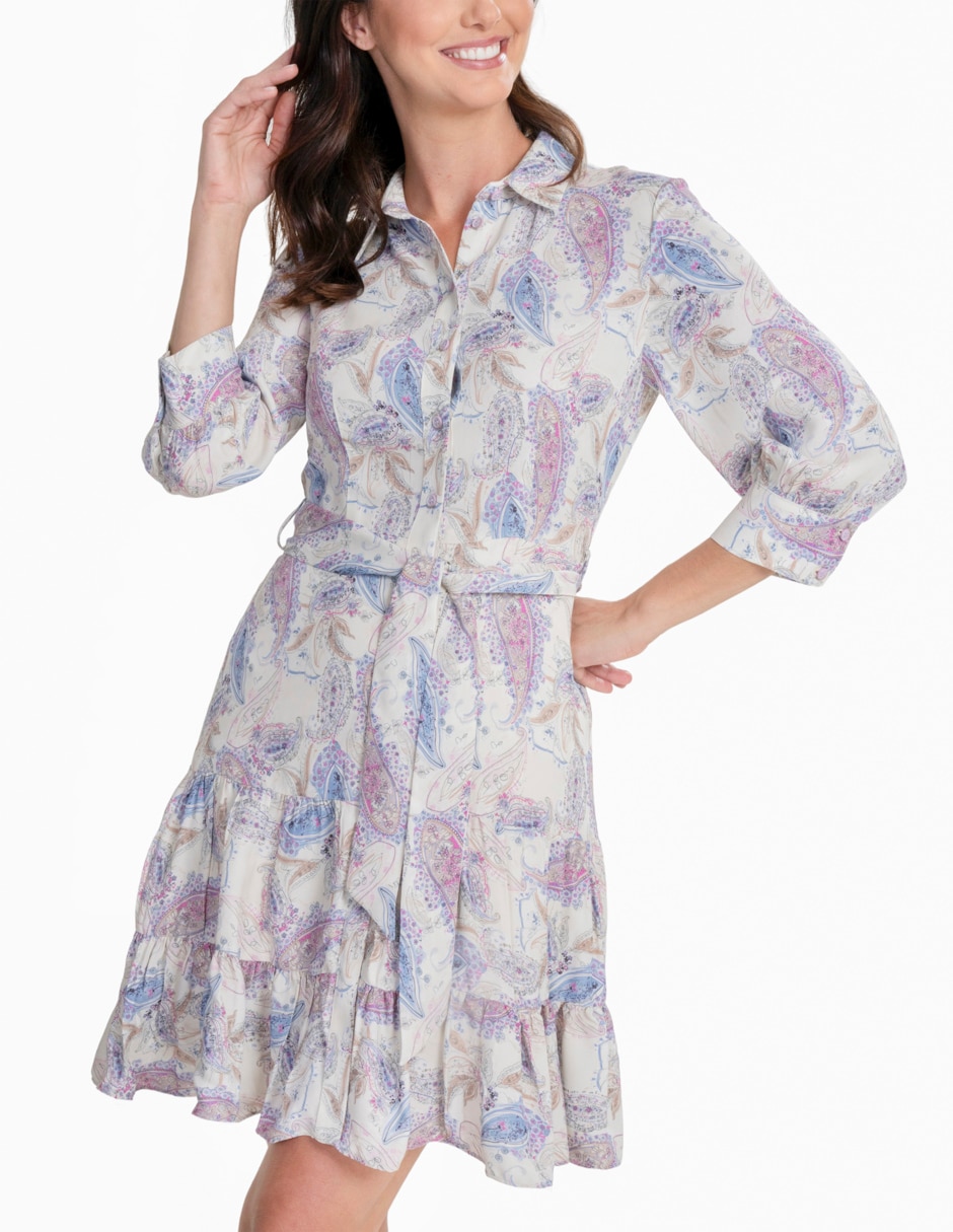 Vestido a la rodilla casual para mujer