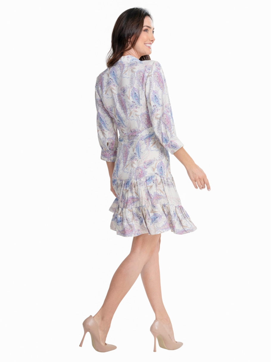 Vestido a la rodilla casual para mujer