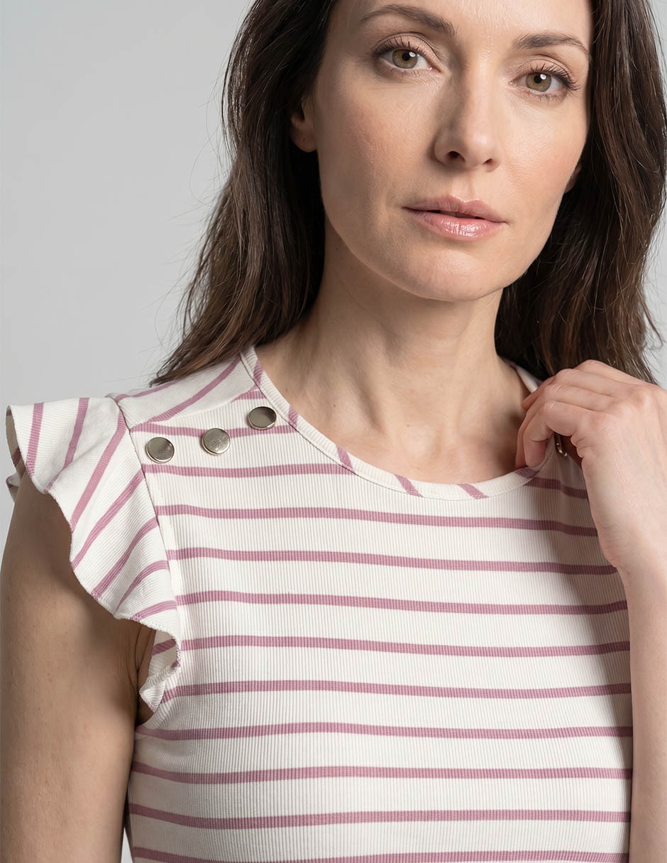 Blusa Atelier Petite manga corta para mujer