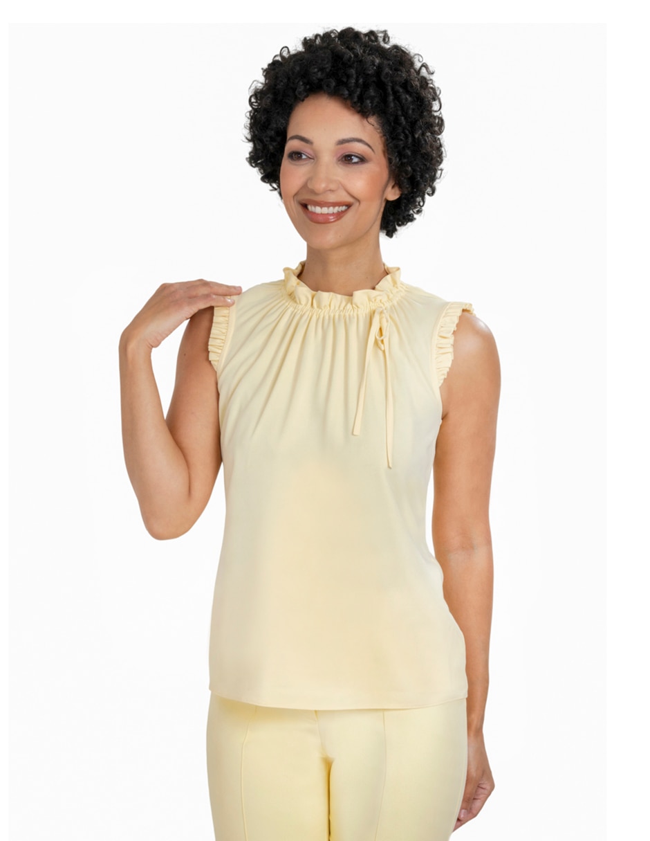 ATELIER PETITE Blusa Atelier Petite sin manga para mujer