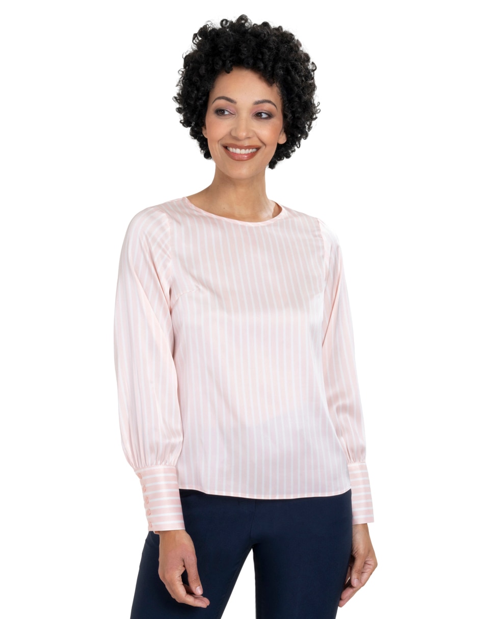 Blusa manga larga para mujer