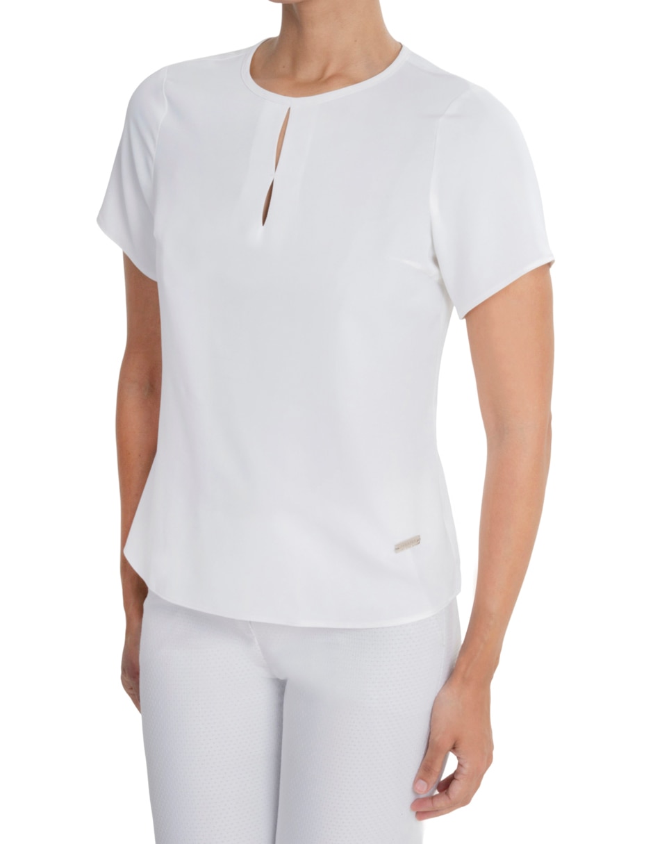 Blusa manga corta para mujer 3
