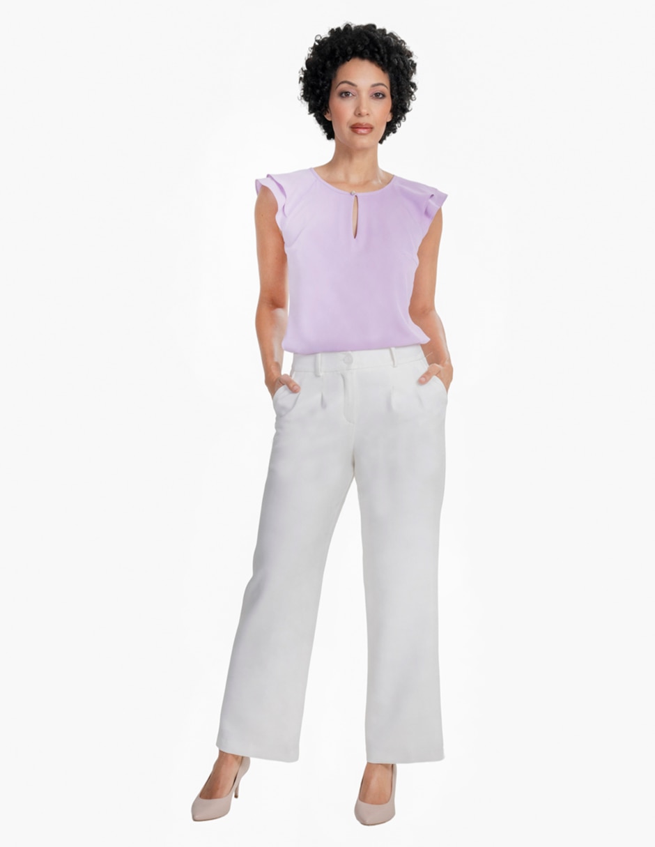 Pantalón regular para mujer 2