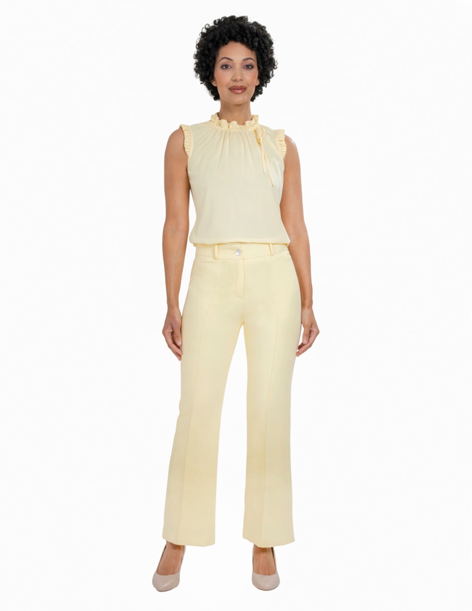Pantalón regular para mujer 4