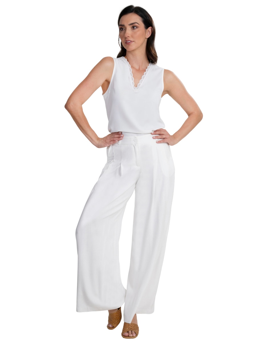 Pantalón regular para mujer 4