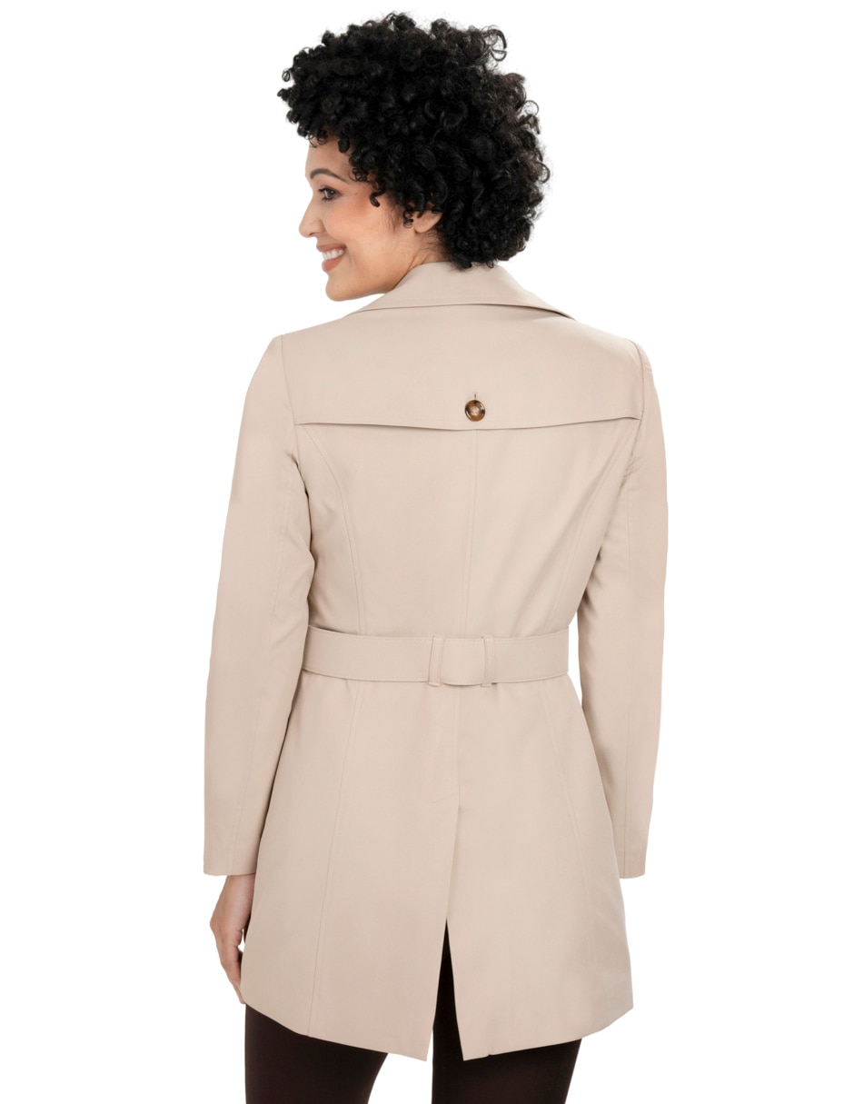 "gabardina" resistente al agua con bolsillos "para mujer" 4