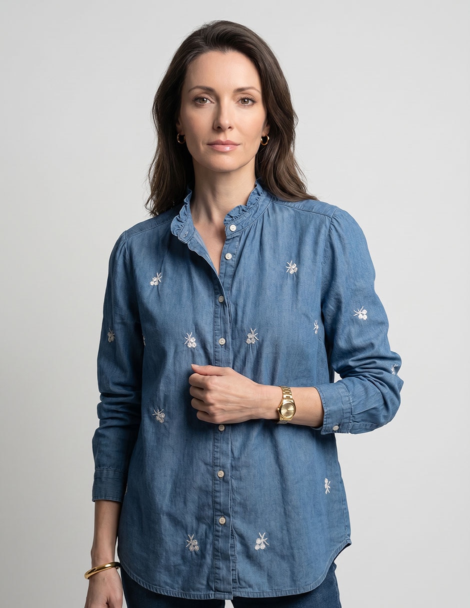 Blusa Manga Larga Para Mujer 3