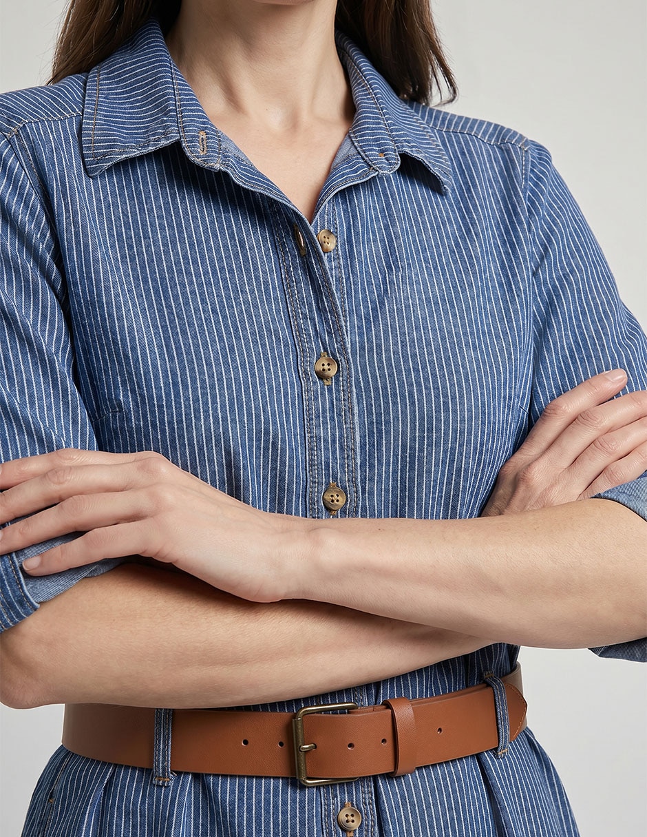 Vestido a la rodilla casual para mujer 3