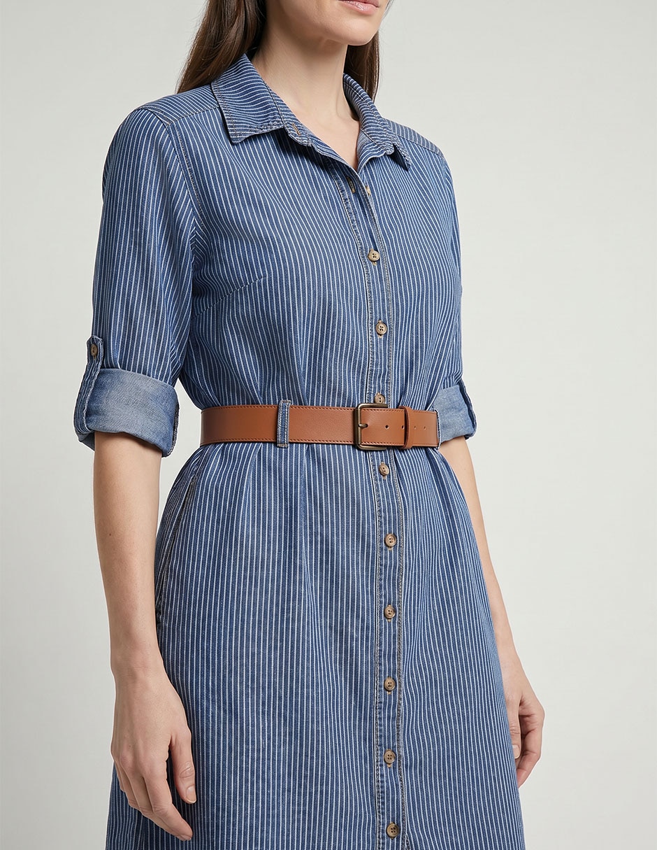 Vestido a la rodilla casual para mujer 4