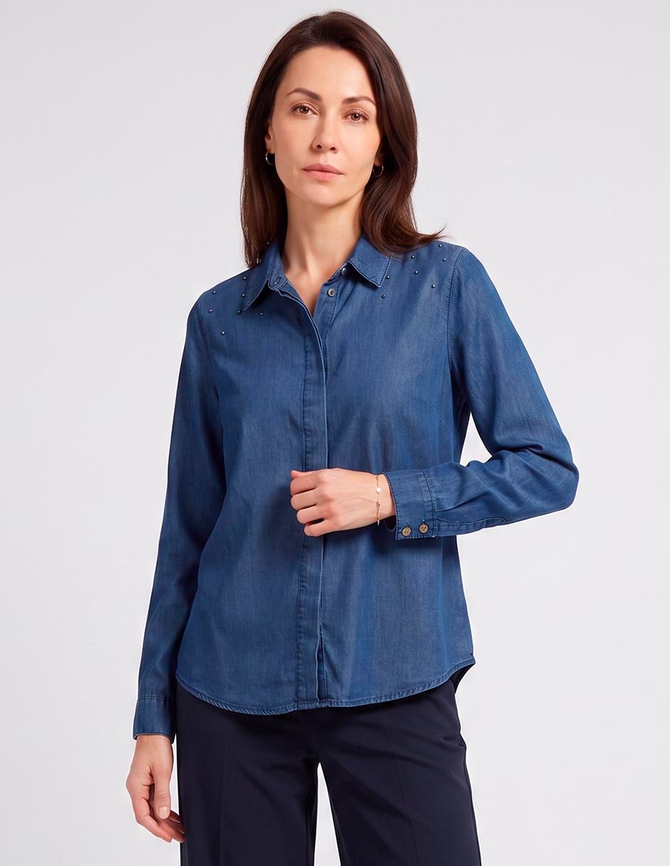 Blusa Lieb manga larga para mujer