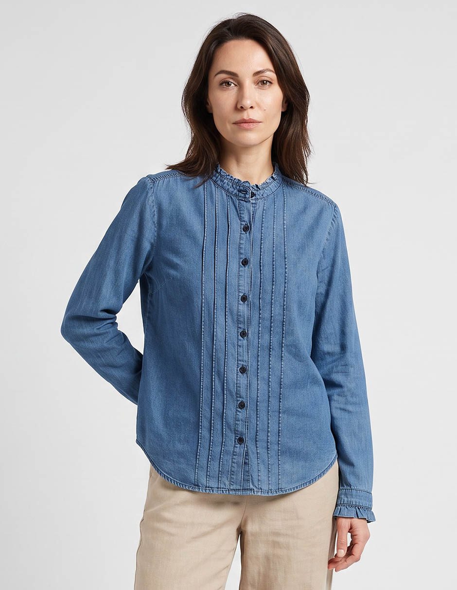 Blusa manga larga para mujer