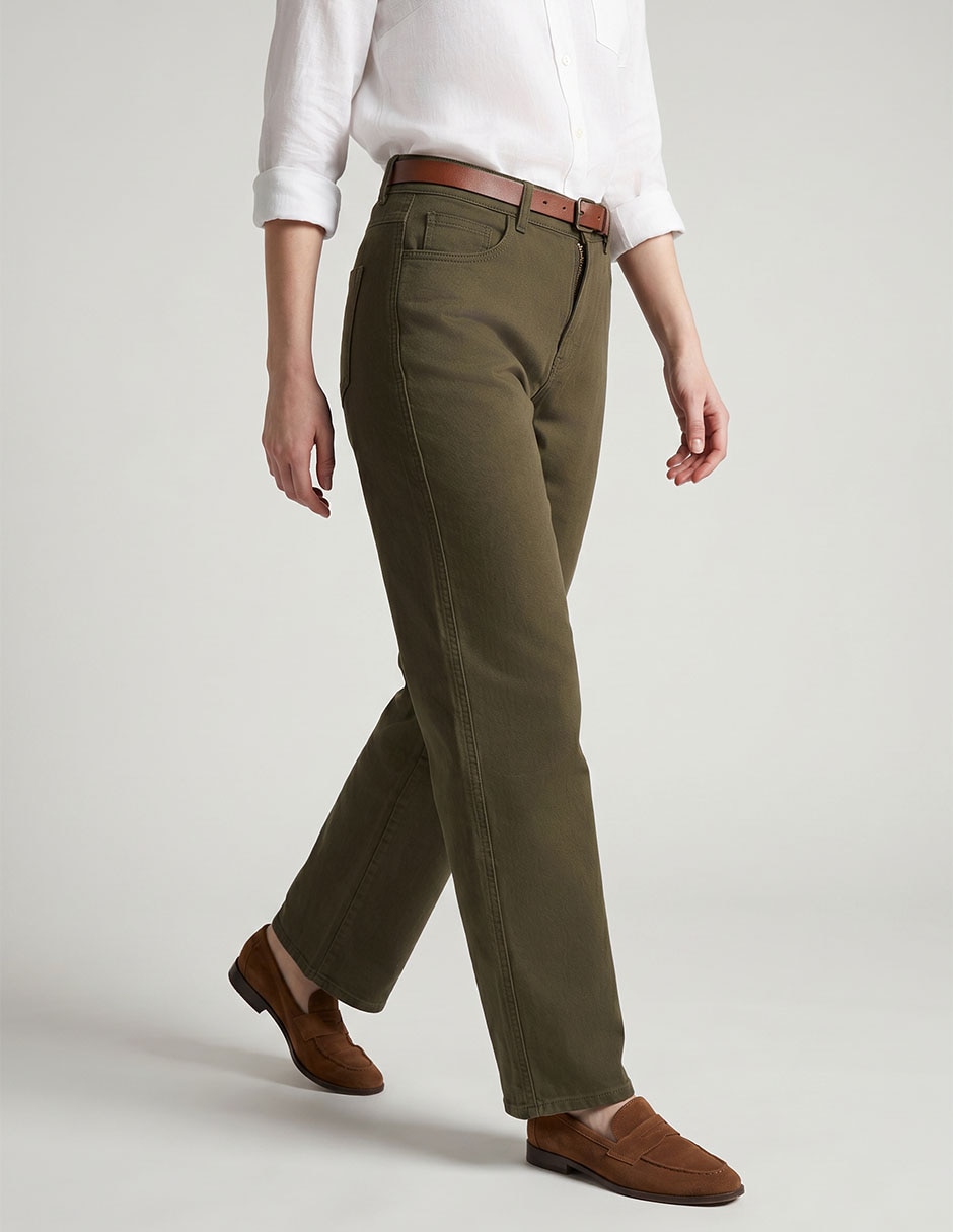 Pantalón Regular Slim Para Mujer 1