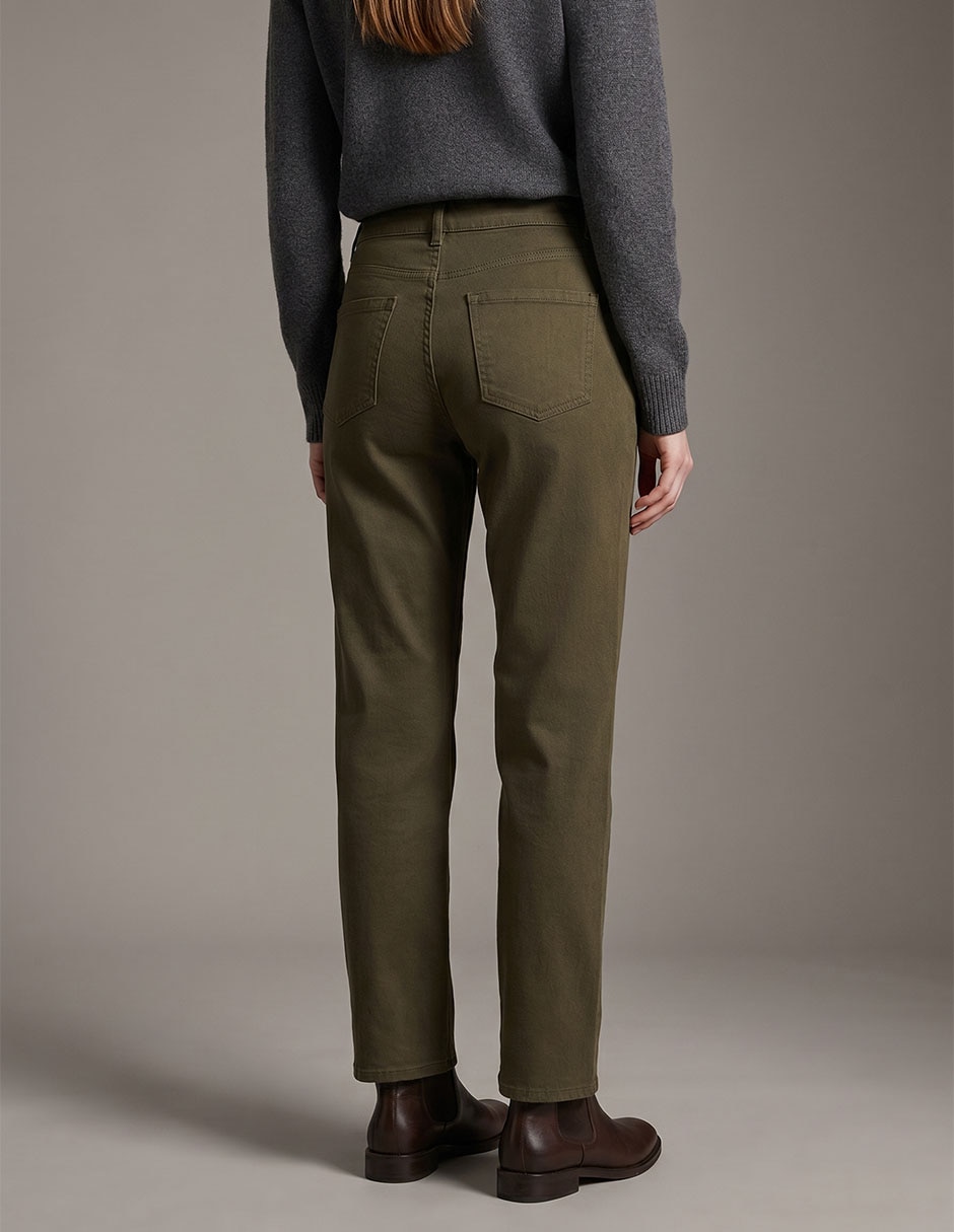 Pantalón Regular Lieb Slim Para Mujer